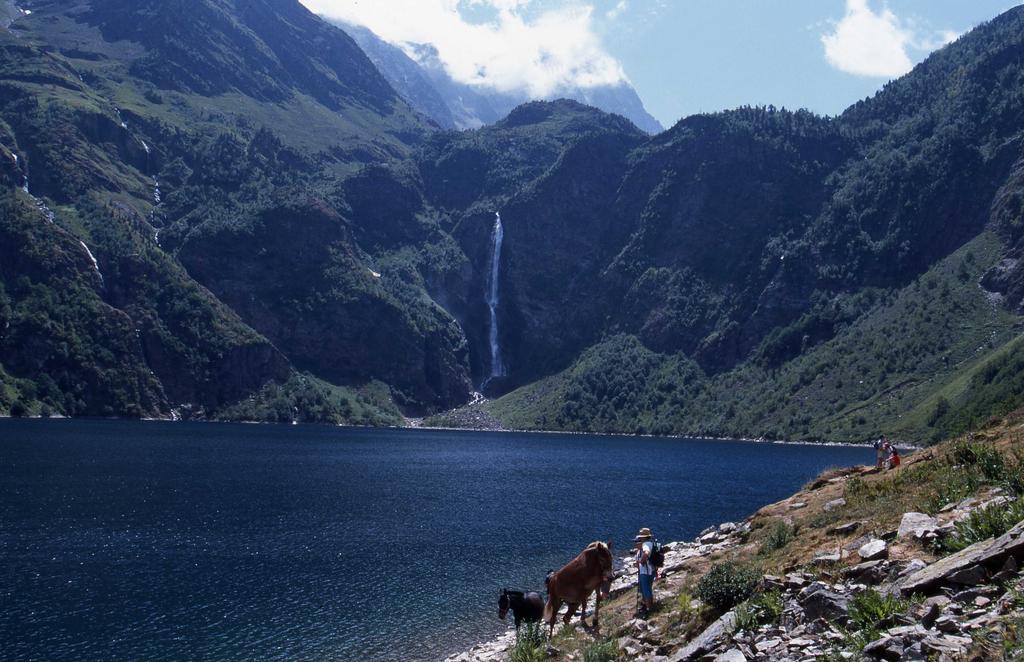 ホテル オテルパノラミック Bagnères-de-Luchon エクステリア 写真